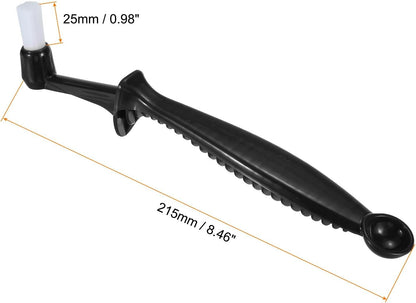 ya 26 10.21 baidi Espresso Machine Brush, 2 Pcs Coffee Cleaning Tool for Coffee Grinder, Black
