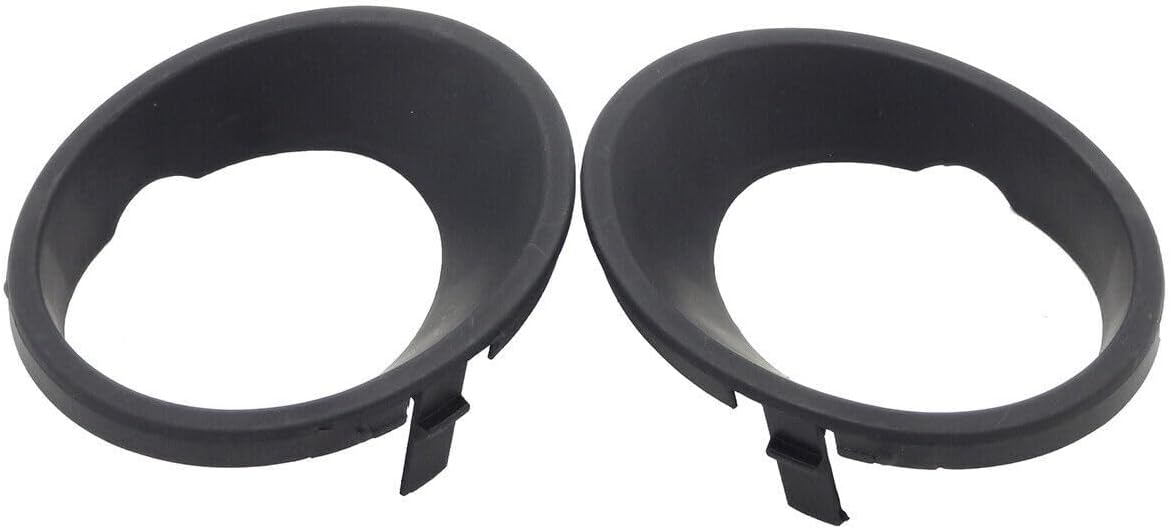 ya 10 9.16 zhengce 2PCS Front Fog Light Lamp Cover Bezel Trim Ring for BMW X5 E53 1999-2004