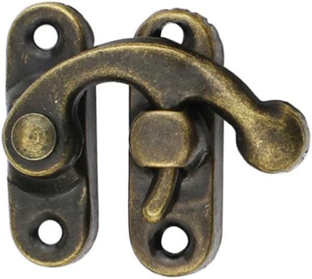 ya 26 10.21 baidi 30Pcs Iron Chest Latch Buckle Hasps for Box Tool Packing Lock-3