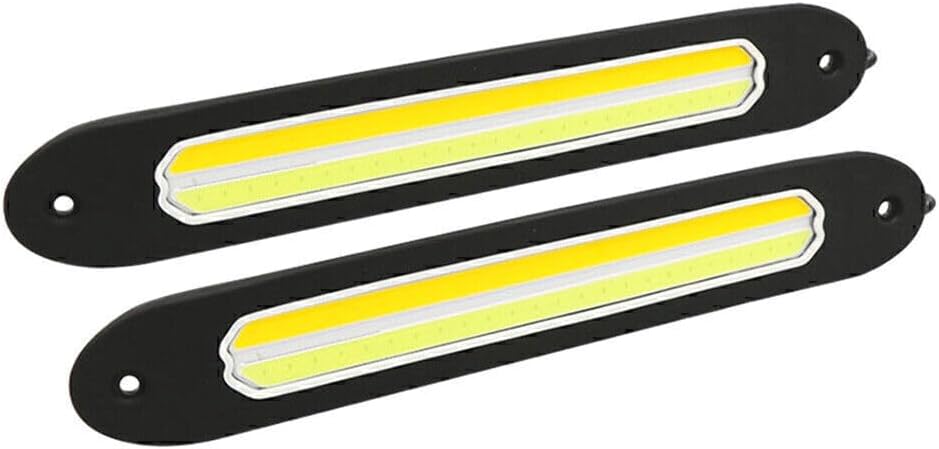 ya 13 9.15 baidi 2pcs Car LED Daytime Running Lights Car Bars DRL Driving Turn Signal White/