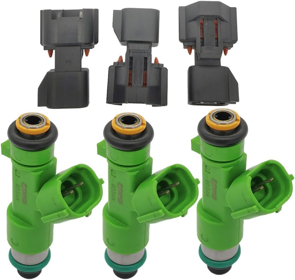 ya 2 8.15 Set of 3 Upgrade Fuel Injectors 12-Hole with connectors Fit For Benelli TNT 1130