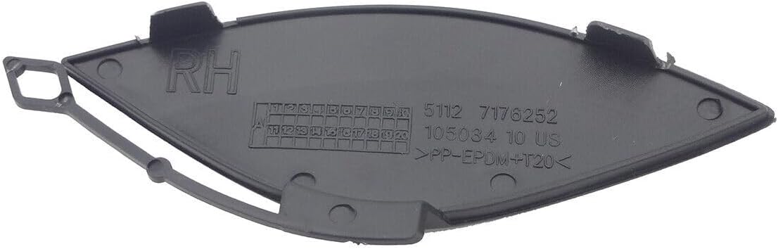 ya 5 8.24 baidi Right 51127176252 Rear Bumper Tow Trailer Hook Cover for BMW X6 E71 2008-2011