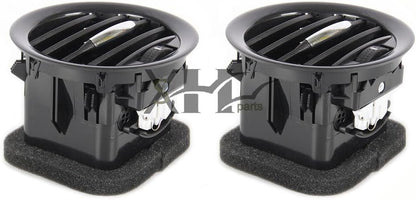 ya 10 9.16 baidi 2pcs Black Dashboard AC Air Vent Kit Fit for Vauxhall/for Opel #13417363#