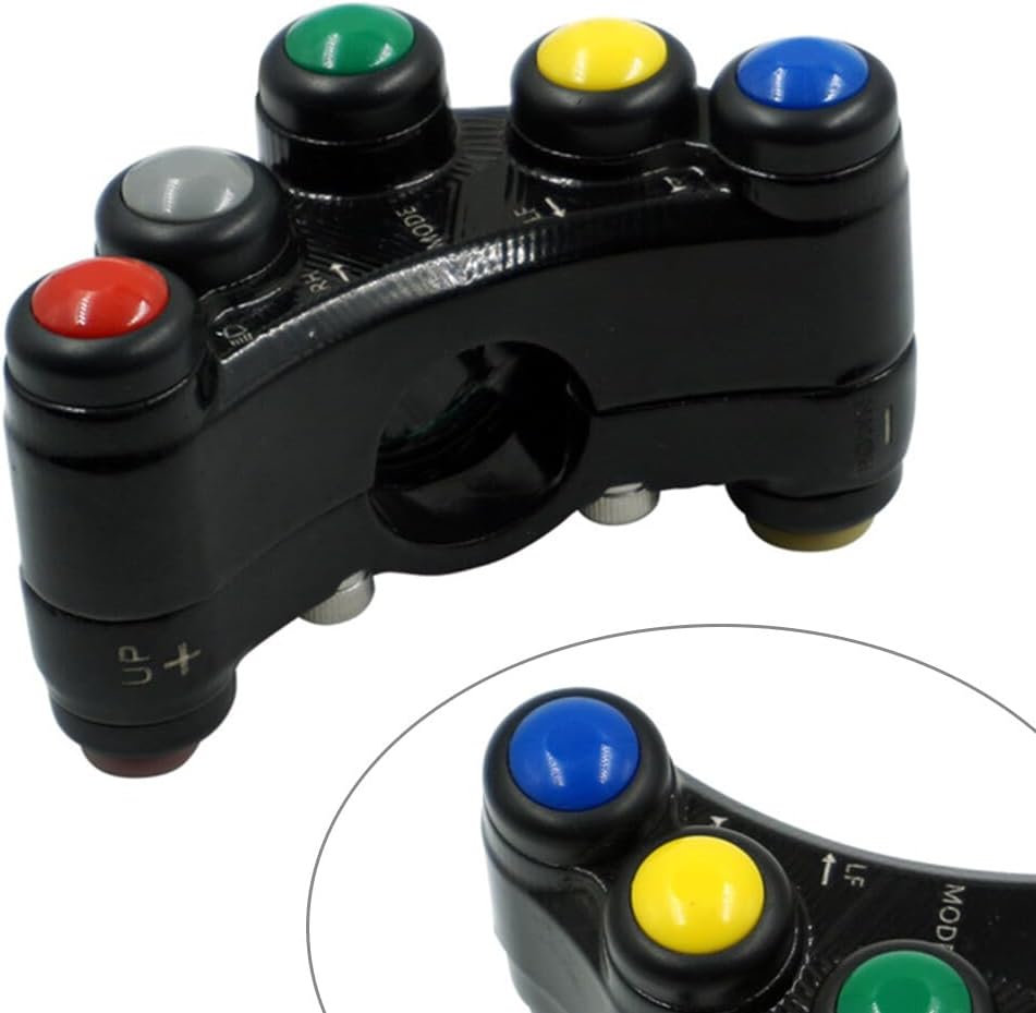 ya 4 8.14 7/8 22mm Motorcycle Switches Handlebar Control Switch Button ON OFF Start Kill