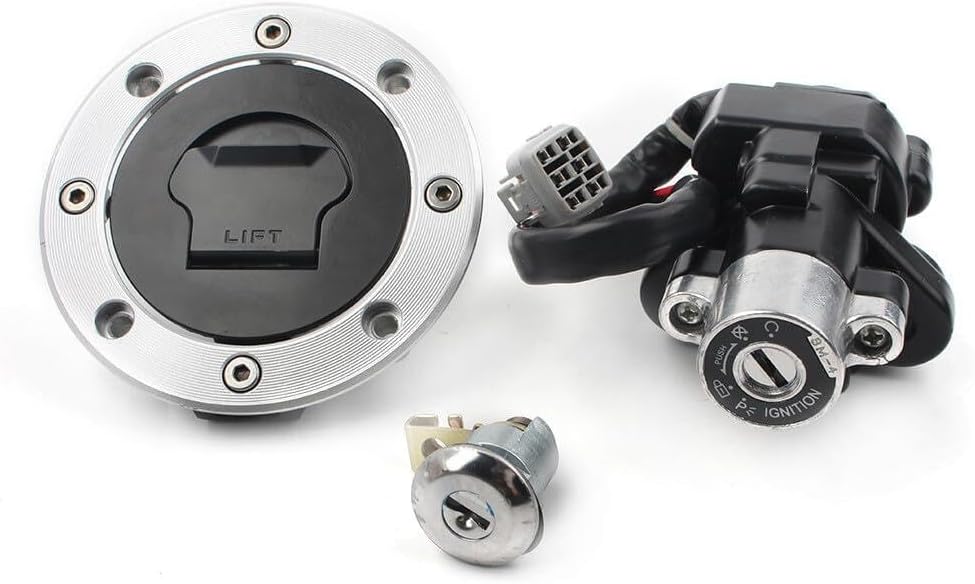 ya 6 8.24 baidi for Suzuki VStrom1000/DL1000 2002-2009 1x Ignition Switch Fuel Gas Cap Lock Set