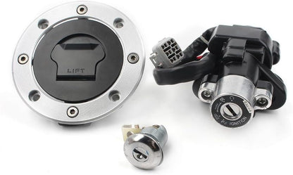 ya 6 8.24 baidi for Suzuki VStrom1000/DL1000 2002-2009 1x Ignition Switch Fuel Gas Cap Lock Set