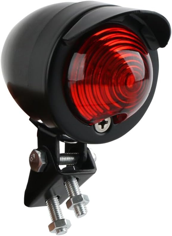 ya 4 8.14 Motorcycle Tail Light Bulb Rear Stop Brake Light For Harley Cafe Bobber Chopper 