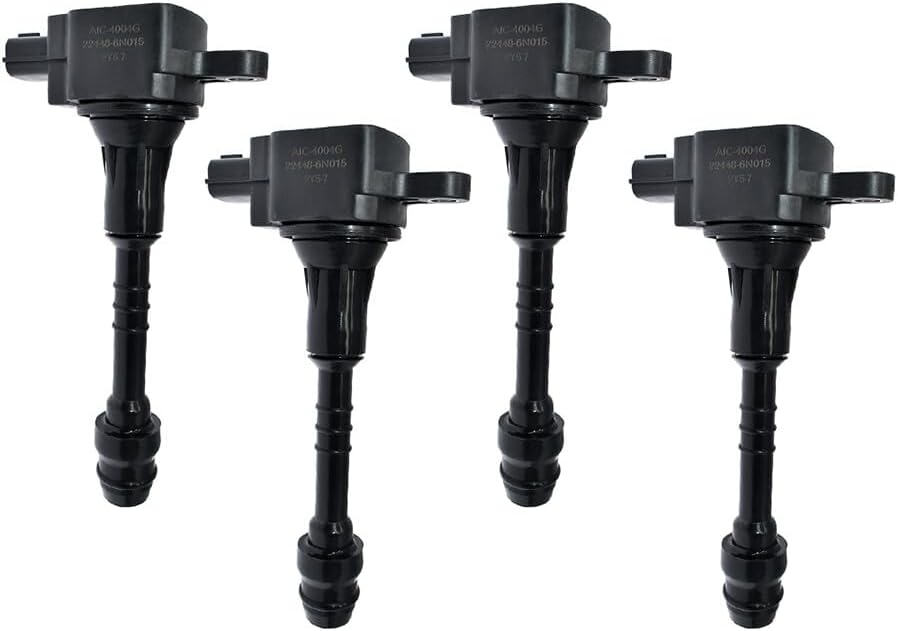 ya 9 10.24 4PCS Ignition Coils 22448-6N015 for Nissan Sentra Almera 2001-2006 1.8L L4