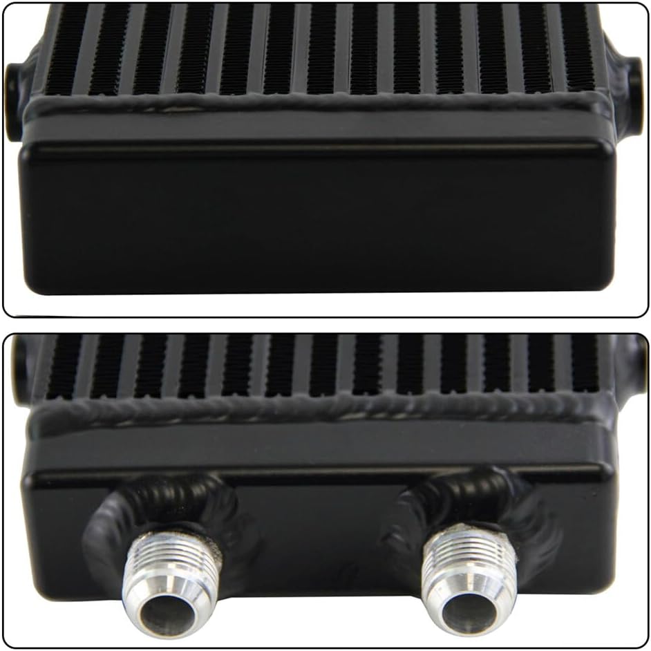 ya 12 10.8 baidi Small Dual Pass Bar & Plate Oil Cooler Kit for BMW for Mini Cooper S R53 R52 R50 BK