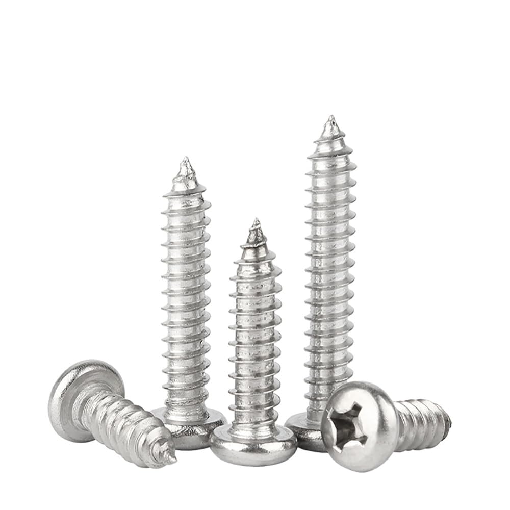 ya 16 10.20 baidi M1-M3.5 Thread Dia A2 Stainless Steel Phillips Pan Head Self Tapping Wood Screws