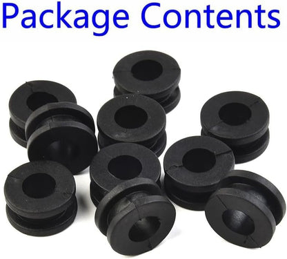 ya 13 9.15 baidi 10Pcs Motorcycle Rubber Grommet Mount Set Side Cover Fender Parts For