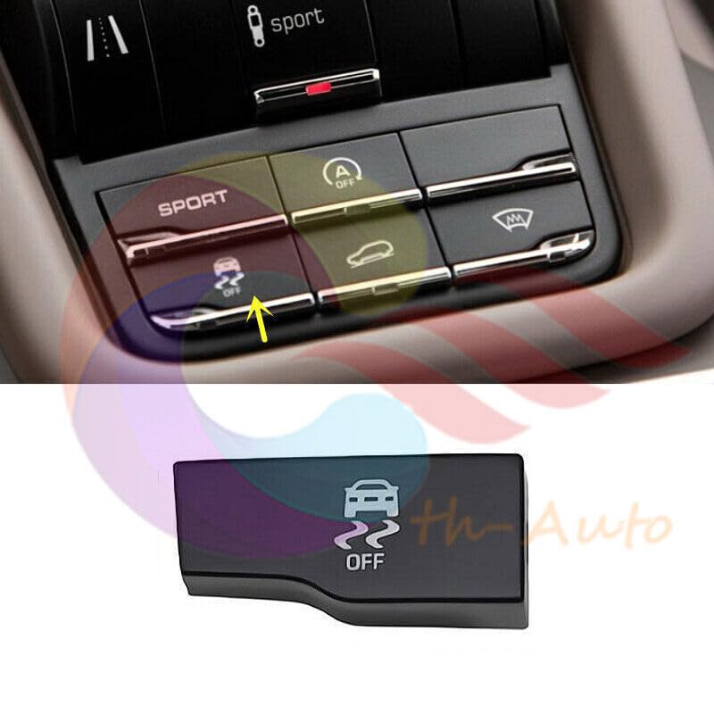 ya 8 8.24 baidi for Porsche for Cayenne 2011-2018 Center Control (ESP) Switch Button Cover Cap 