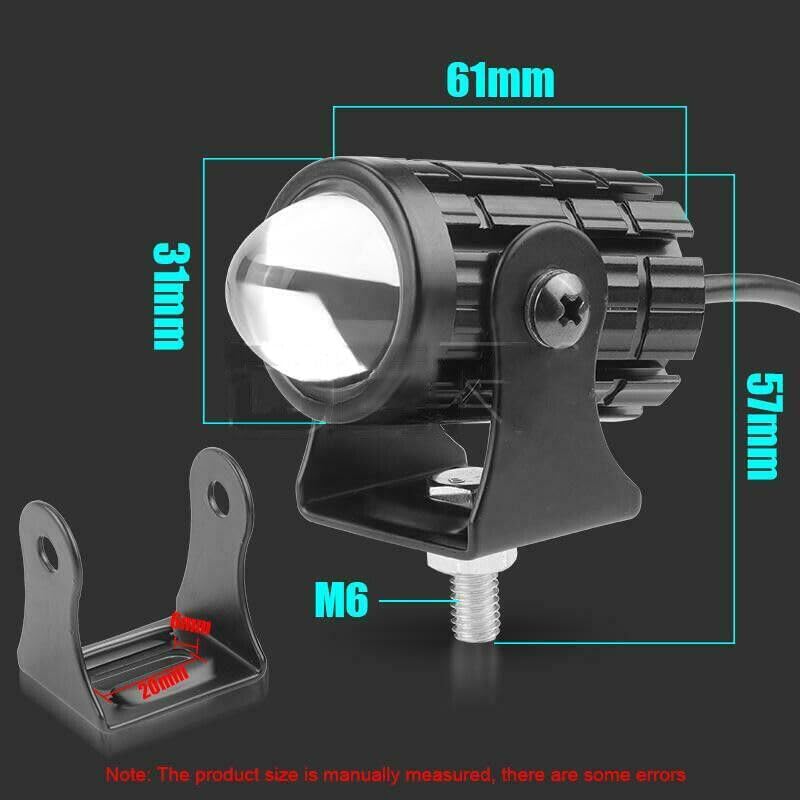 ya 7 8.24 baidi 2x Yellow White LED Work Light Bar Spot Po for DS Fog Lamp Offroad Driving Truck SUV