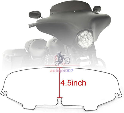 ya 23 10.7 baidi 4.5 Windshield Windscreen BLK for Harley Touring Electra Street Glide 1996~2013