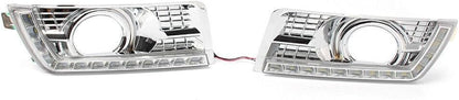 ya 10 9.16 zhengce 3 Color LED Daytime Running Fog Lights Lamp For for Cadillac SRX 2012-2016