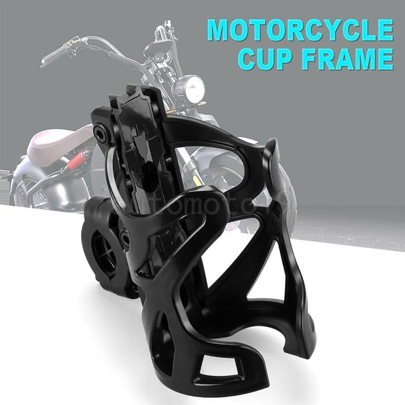 ya 4 8.14 Motorcycle Cup Holder Handlebar Mount Beverage Drink Water Bottle for Dirt Bike