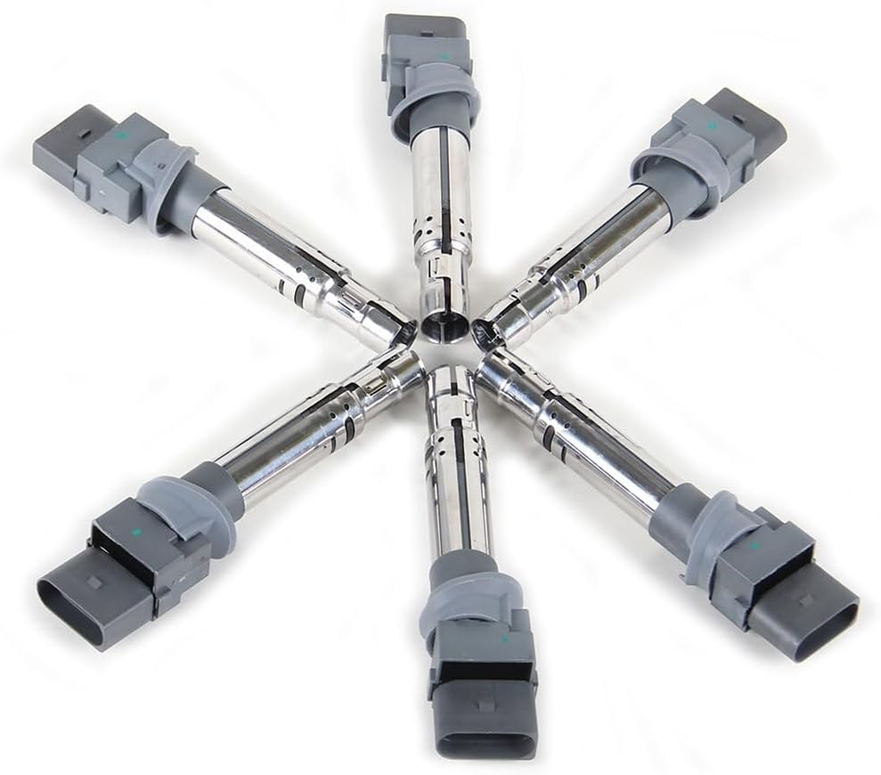ya 9 10.24 6Pcs Spark Plug Ignition Coils Fit for VW for Golf for Audi A3 022905100H