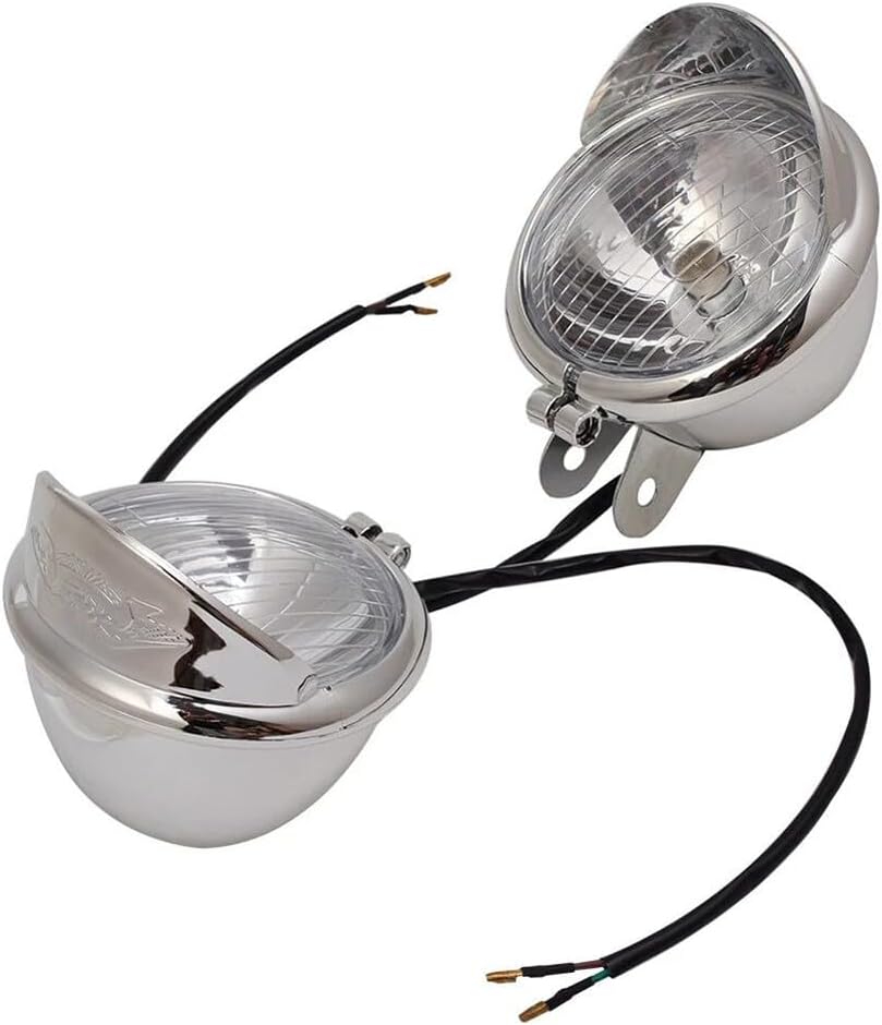 ya 2 8.15 Passing Fog Lights for Kawasaki Vulcan VN 800 900 1500 1600 1700 2000 Chrome