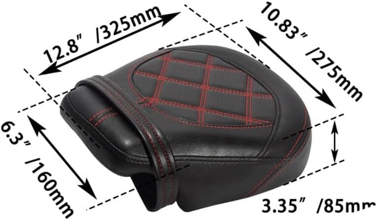 ya 23 10.7 baidi Red patchwork passenger for SEAT s are available on for Harley Touring Electra Glide Road King 2009-23-