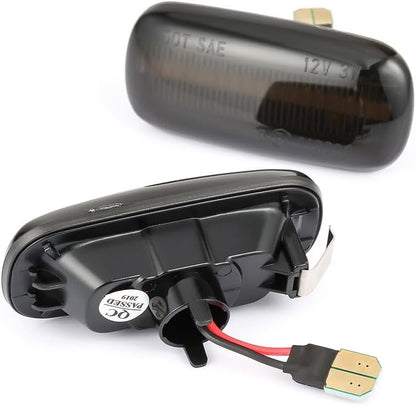 ya 7 8.24 baidi 2pcs LED Marker Light Sequential Turn Signal Amber Lights for Audi A4 S4 B6 B7