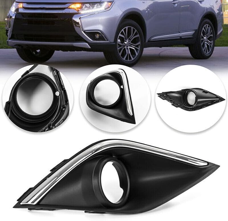 ya 4 8.24 baidi for Mitsubishi Outlander 16 2017-2019 Front fog lamp protective cover f for Ram e driver side LH