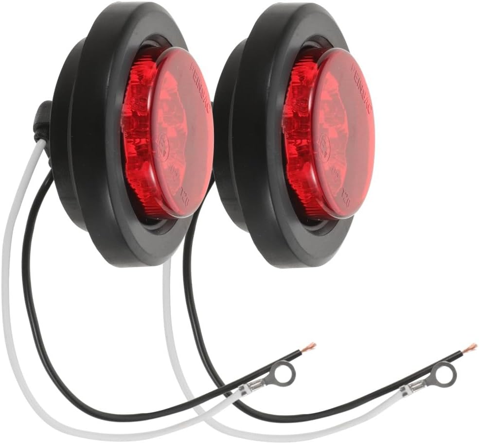 ya 13 9.15 baidi 2 Pcs Tail Light Logo Lamp Trailer Taillight Car Brake Rear Lights