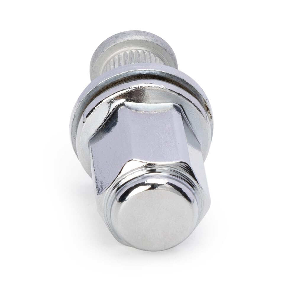 ya 10 9.16 baidi Wheel Lug Stud Hub + Lug Nut for Toyota and for Lexus Chrome 2pcs/Set 90942-01058 US