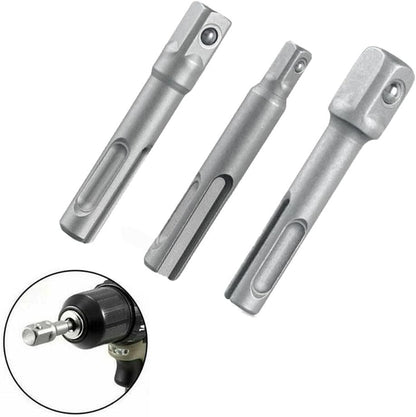 ya 14 9.20 baidi Transform Your Hand Socket Set with Drill Bits Extension Rods 3pcs Kit-2