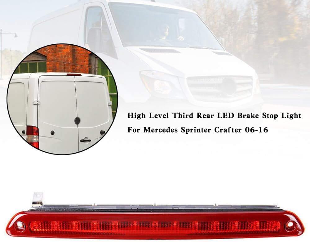 ya 10 9.16 zhengce High Level Third Rear LED Brake Stop Light for Mercedes Sprinter Crafter 06