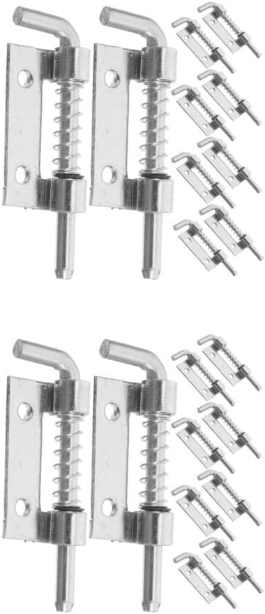 ya 26 10.21 baidi Set of 2 Spring Hin Trailer Door Latch Bolts Baby Pin Release Hinges Lock