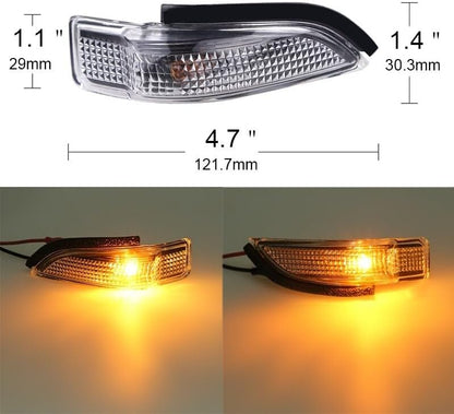 ya 28 10.13 zhengce Driver+Passage Side Mirror Light Turn Signal Lamp for Toyota for COROLLA 2014-2017