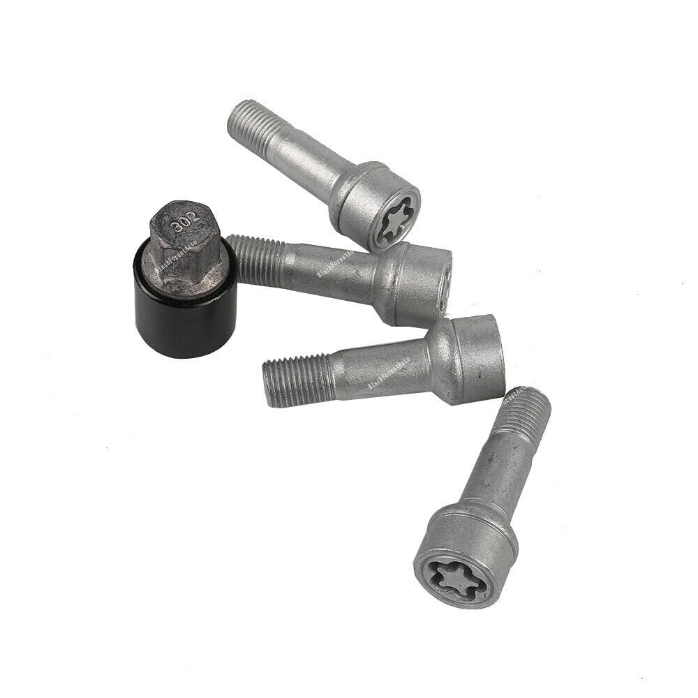 ya 8 8.24 baidi 5pcs Wheel Set Studs Lugs Long Safety Bolts A0019901707 Fit for Benz M14x1.5x45