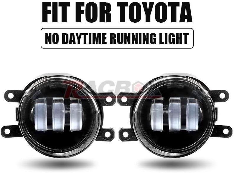 ya 9 10.24 2x Front Bumper LED Fog Light Lamps for Toyota Camry 2007-2014 2008 2009 2010 11
