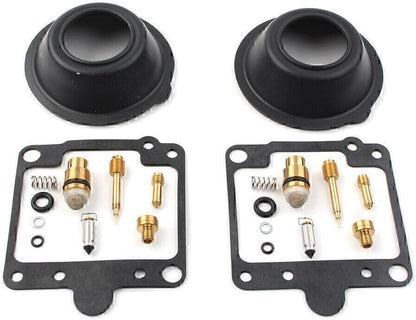 ya 2 8.15 2 Sets Carburetor Rebuild Kit Fit XV750 Virago 750 Plunger Diaphragm