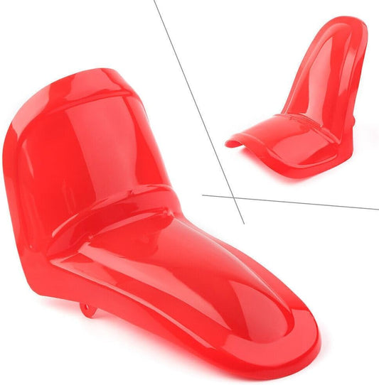 ya 4 8.10 Front Fender Cover Mudguard Fit for Yamaha PW50 Y-Zinger 50 ABS Plastic Red Motor