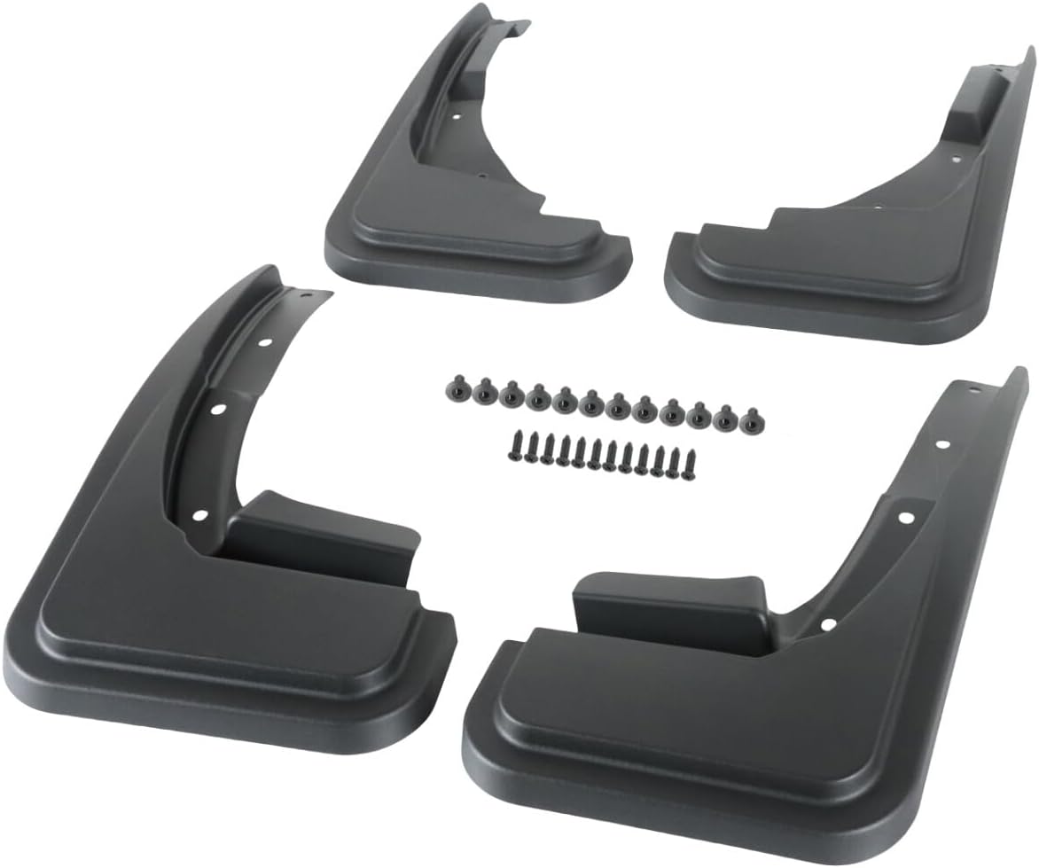 ya 14 9.20 zhengce 4X Front & Rear Splash Guards Mud Flaps Mudguards for Ford Maverick XL XLT-1