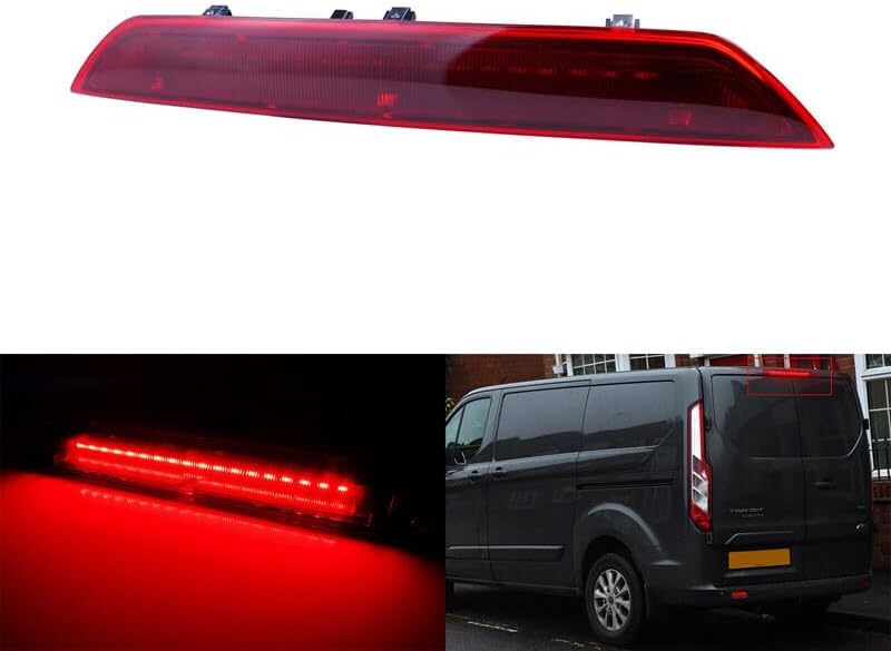 ya 13 9.15 baidi Red Lens High-Level Third Brake Lights Lamps For for Ford Transit Custom 2012-2020