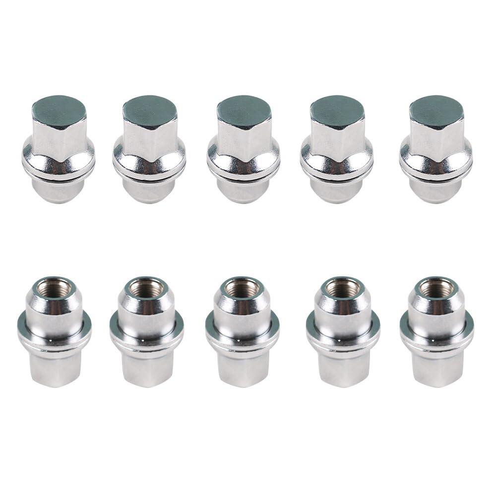 ya 5 8.10 10x Wheel Lug Nut Set 16mmX1.5 Fit for Land Rover for Range for Rover Discovery for Defender