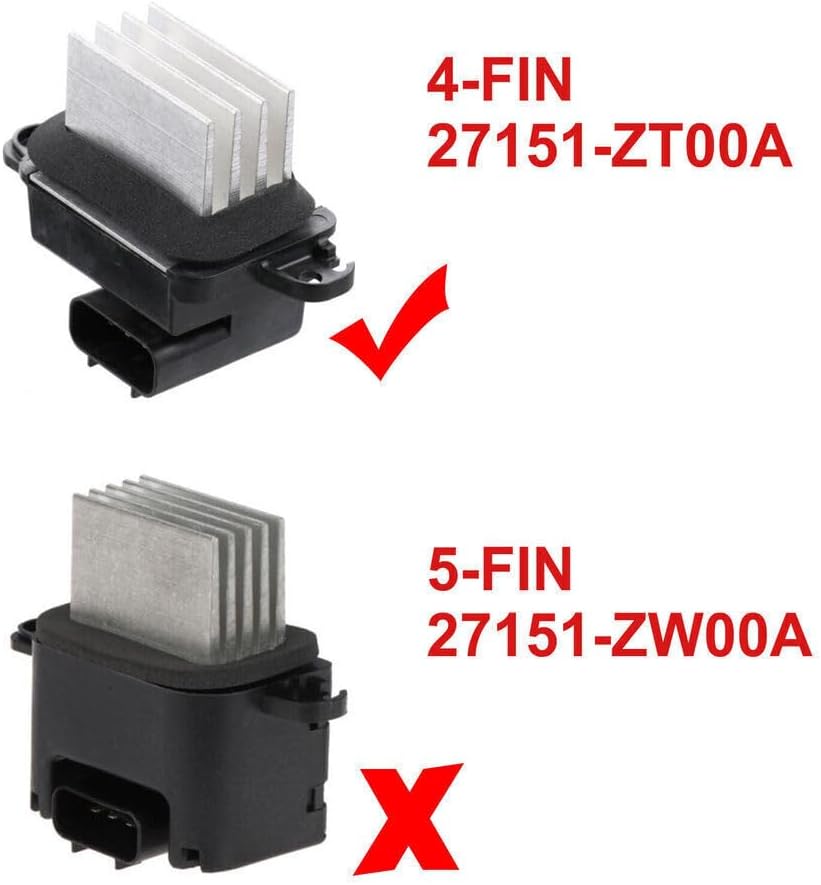 ya 11 9.14 baidifor Nissan Frontier Xterra Armada 27151-ZT00A NEW HVAC Blower Motor Resistor