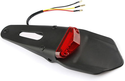 ya 4 8.14 Universal fender rear fender LED taillight brake lights for Mororrad quad ATV