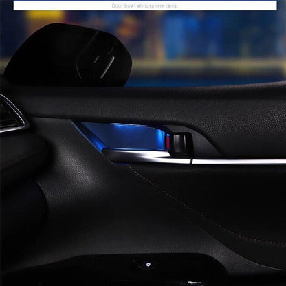 ya 14 9.20 zhengce LED four door bowl decorative light atmospheric suitable for Toyota Camry 2-1
