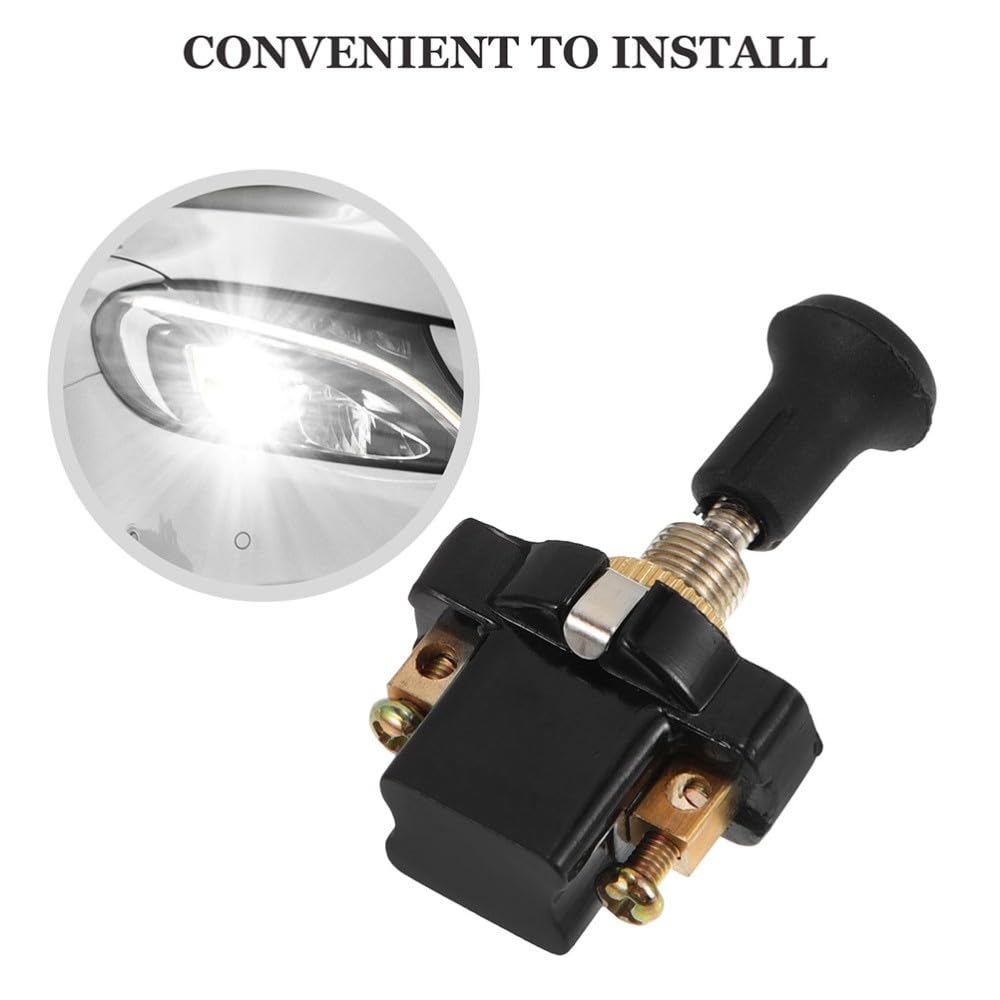 ya 23 10.7 baidi 2 Pcs Headlamp Switch Utv Automotive Pull Push Brake Light Universal