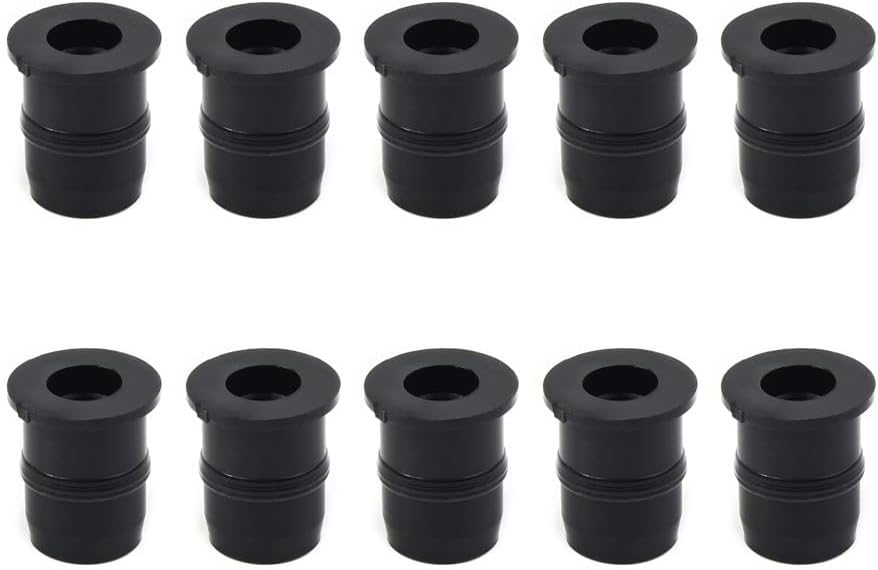 ya 2 8.15 10PCS M5 Rubber Nut 5mm Metric Motorcycle Windscreen Well Nut Wellnuts Brass Nut