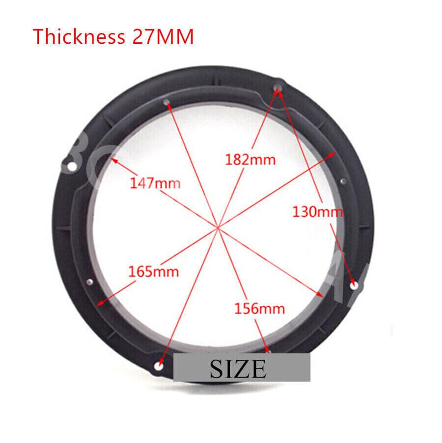 ya 6 8.24 baidi Aftermarket Car Door Speaker Adapter Mount Ring Fit for Hyundai for Tucson 2006-2018
