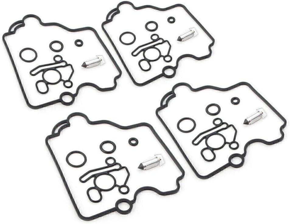 ya 2 8.15 4 Carburetor Rebuild Kits for Suzuki RF600R RF900R Repair Set Gasket Float Valve