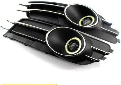 ya 4 8.8.2 Left&Right Lower Bumper Grille Grill Cover Fog Light Set for Audi A6 C7 2012-15