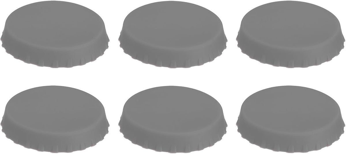 ya 14 9.20 baidi Silicone Soda Can Lids, 6Pcs Re ble Drink Cans Protector Cover Cap Gray-1