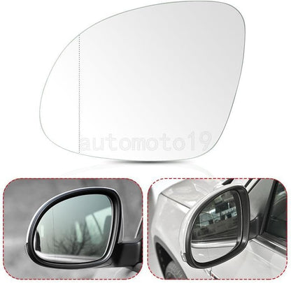 ya 11 9.14 baidiDriver Left Side Mirror Glass w/Backing Plate for 2009-2017 for VW for Tiguan 1.4L 2.0L