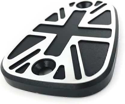 ya 6 8.14 CNC Oil Cup Brake Fluid Reservoir Caps Cover For T100 T120 Black Motorcycle