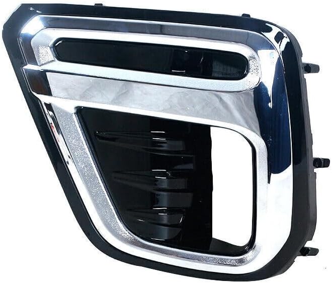ya 4 8.10 Left Fog Lamp Decoration Fog Lamp Cover Black Chrome for Subaru Forester 2019-2021